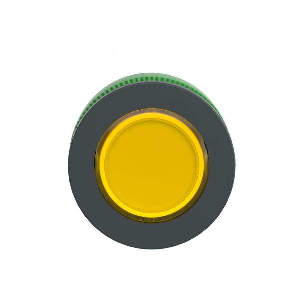 Vignette 2 produit Harmony XB5 - tte bouton poussoir lum DEL - flush - jaune | Ref : ZB5FW383