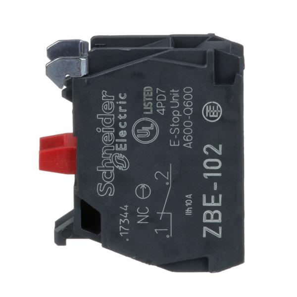 Vignette 2 produit Harmony - bloc contact - 1O - raccordement vis-trier | Ref : ZBE102