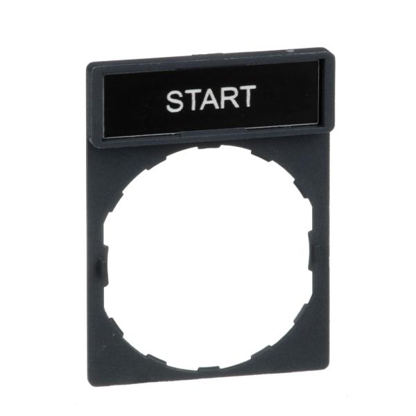 Vignette 2 produit Harmony porte tiquette 30 x 40 mm standard - 22 - avec tiquette START | Ref : ZBY2303