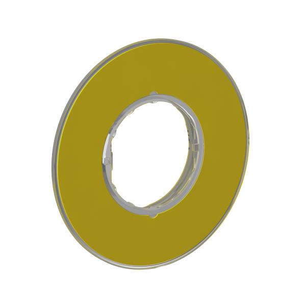 Vignette 2 produit Harmony - tiquette circulaire jaune 3D sans texte - 60 | Ref : ZBY9121