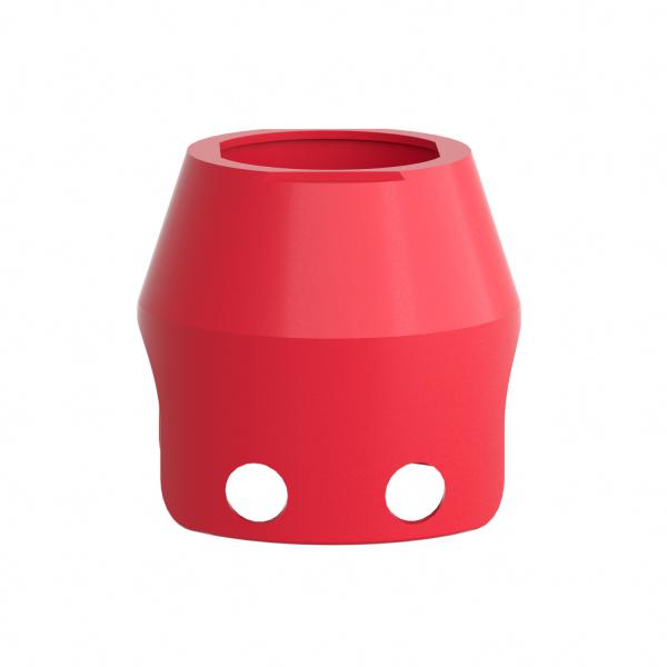 Vignette 2 produit Harmony - garde m�tallique rouge pour arr�t d\'urgence �40 | Ref : ZBZ1604