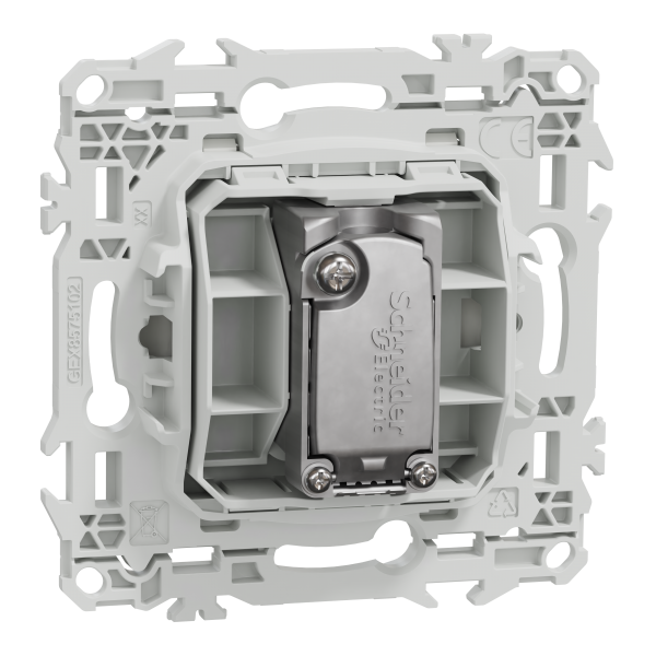 Vignette 3 produit Ref : S920445 | New Odace  - prise TV simple mle - sortie coaxiale - blanc craie