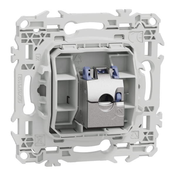 Vignette 3 produit Ref : S920476P | New Odace  - lot de 108 prises RJ45 Cat6 STP grade 2TV min  grade 3TV - blanc craie