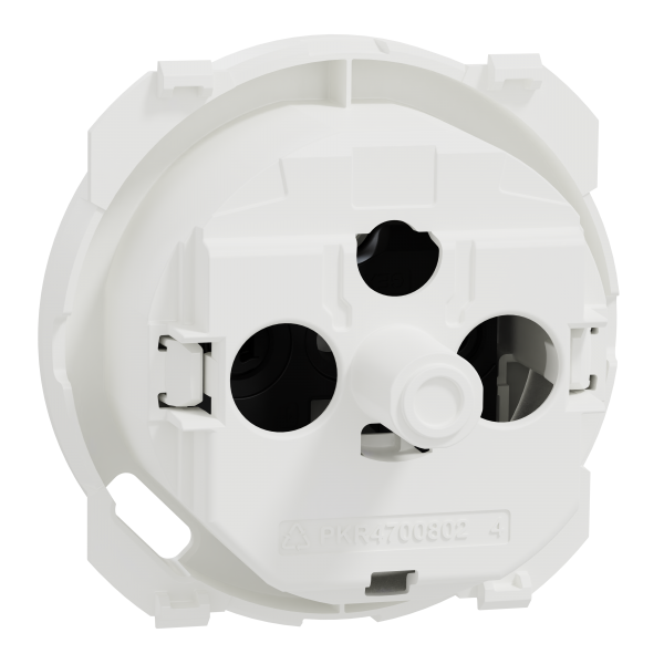 Vignette 3 produit Ref : S929040 | New Odace  - enjoliveur seul - pour prise affleurante et chargeur USB-C - blanc craie