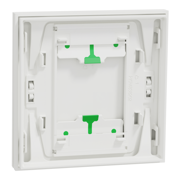 Vignette 3 produit Ref : S929221 | New Odace  Intgral - enjoliveur et plaque - pour VV ou poussoir simple - Blanc craie
