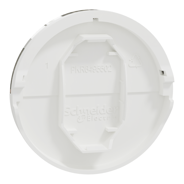 Vignette 3 produit Ref : S929245 | New Odace  - enjoliveur seul - pour bouton poussoir - porte-tiquette - blanc craie