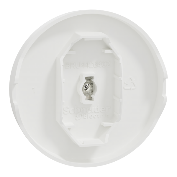 Vignette 3 produit Ref : S929260 | New Odace  - enjoliveur seul  voyant - pour va-et-vient ou poussoir - blanc craie