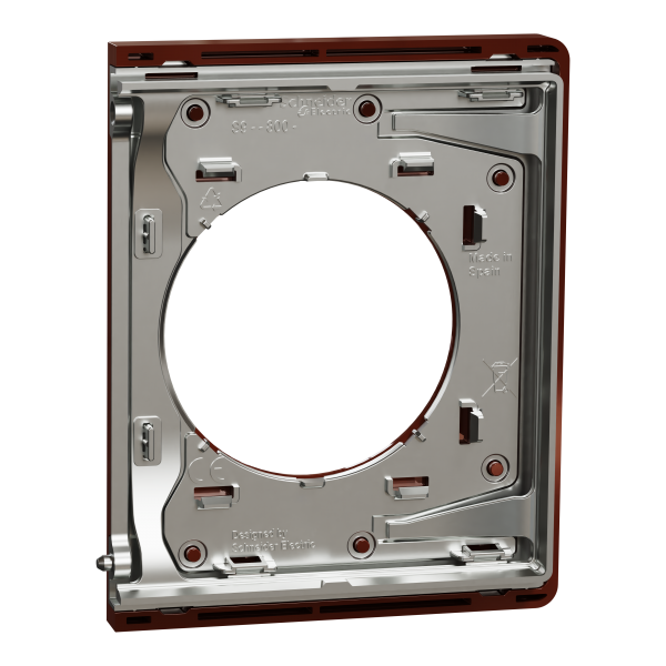Vignette 3 produit Ref : S936800 | New Odace  Architecte - plaque de finition latrale - Sienne maill