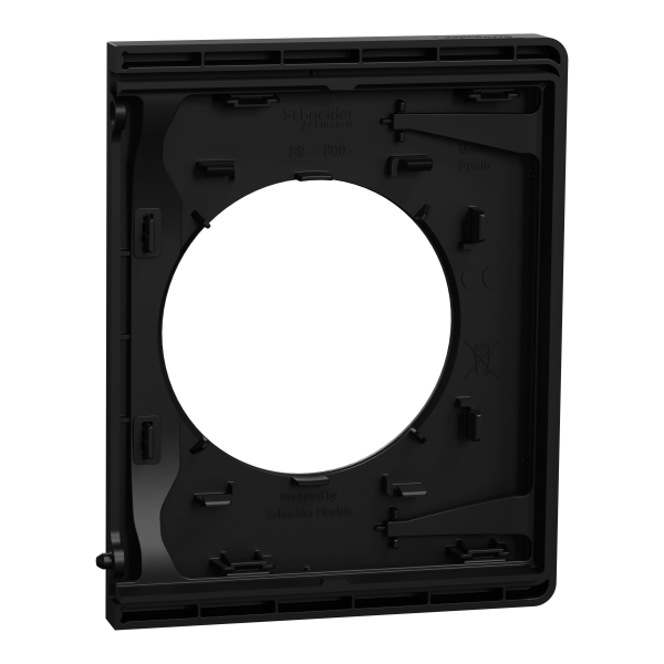 Vignette 3 produit Ref : S940800 | New Odace  Architecte - plaque de finition latrale - couleur Noir onyx