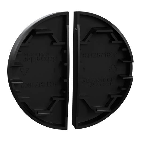 Vignette 3 produit Ref : S949210 | New Odace  - enjoliveur seul - pour double va-et-vient ou poussoir - noir onyx