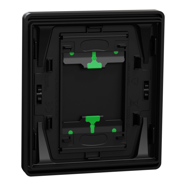 Vignette 3 produit Ref : S949223 | New Odace  Architecte Intgral - enjo et plaque - pour VV ou BP simple - Noir onyx