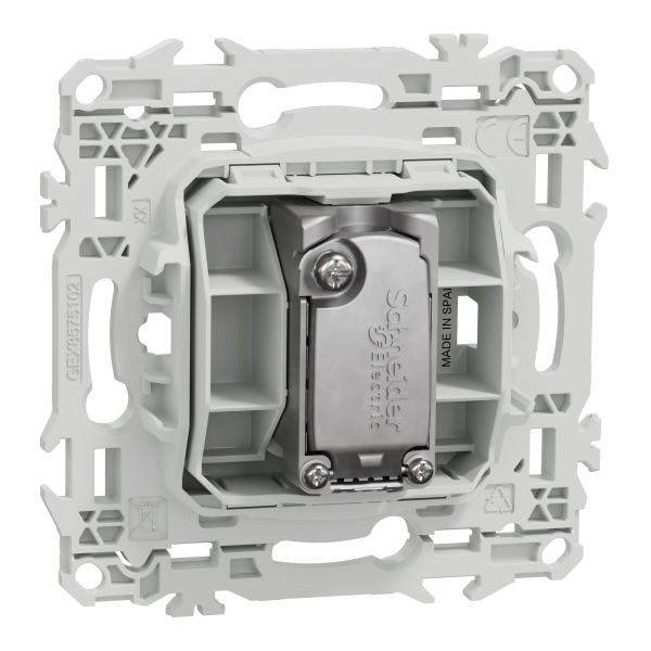 Vignette 3 produit Ref : S980445 | New Odace  - prise TV simple mle - sortie coaxiale - sans enjoliveur