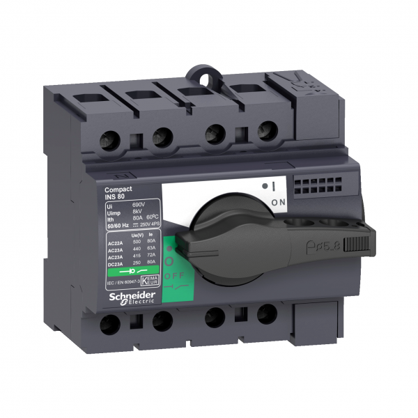 Vignette 3 produit Ref : 28903 | interrupteursectionneur Interpact INS63 4P 63 A
