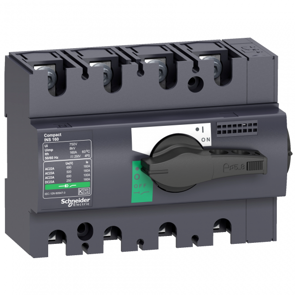 Vignette 3 produit Ref : 28909 | interrupteursectionneur Interpact INS100 4P 100 A