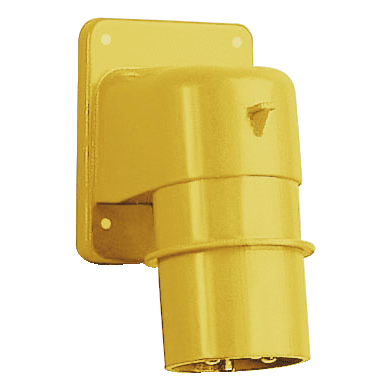 Vignette 3 produit Ref : 81803 | PratiKa - socle de connecteur industriel - 16 A - 3P+N+T - 100-130 V CA - IP44