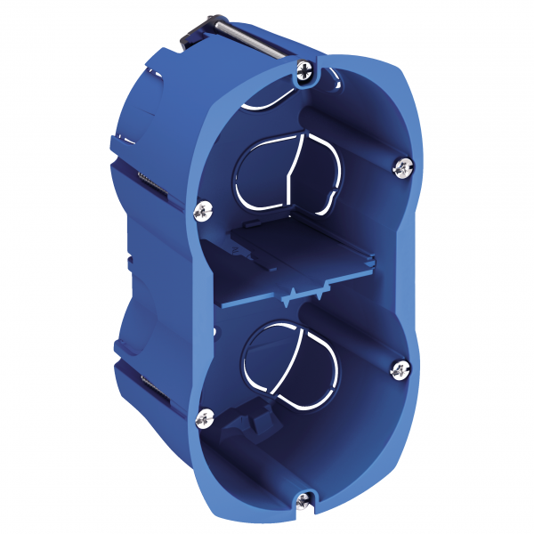 Vignette 3 produit Ref : ALB71331 | Multifix - bo�te - 2 postes - entraxe 57mm - �67mm - P50mm