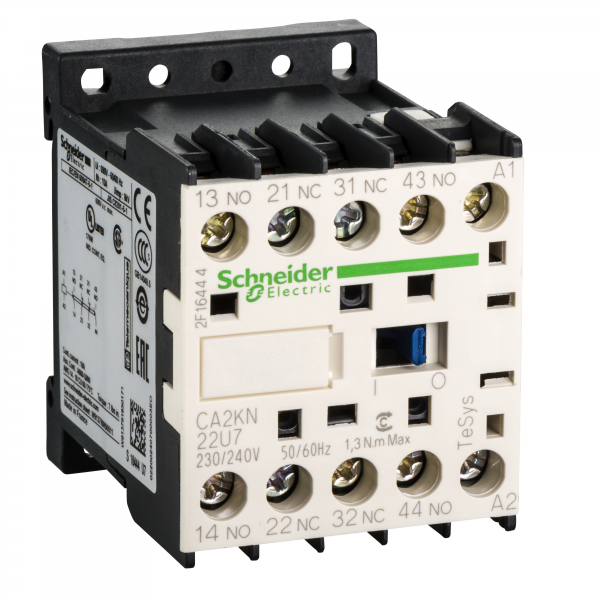 Vignette 3 produit Ref : CA2KN22U7 | TeSys CA2K - contacteur - 2F+2O - instantané - 10A - 230..240Vca