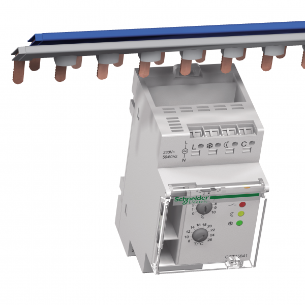 Vignette 3 produit Ref : CCT15841 | Acti9 TH4 - thermostat modulaire - 1 zone - 8�C..26�C