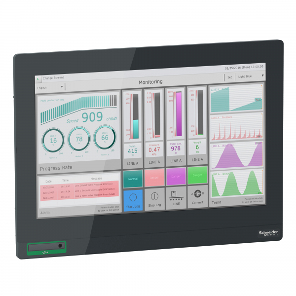 Vignette 3 produit Ref : HMIDT952 | Magelis HMIGTU - cran tactile multitouch haute rsolution - 19p 16/9 -FWXGA