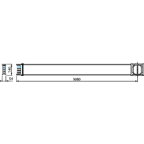 Vignette 3 produit Ref : KSA400ET450   | Canalis KSA - lment droit 400A - 5 m - 3L+N+PE transport