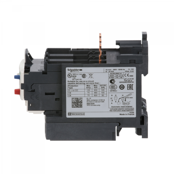Vignette 3 produit Ref : LRD340 | TeSys LRD - relais de protection thermique - 30..40A - classe 10A
