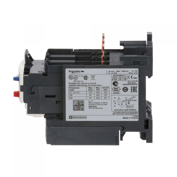 Vignette 3 produit Ref : LRD350 | TeSys LRD - relais de protection thermique - 37..50A - classe 10A