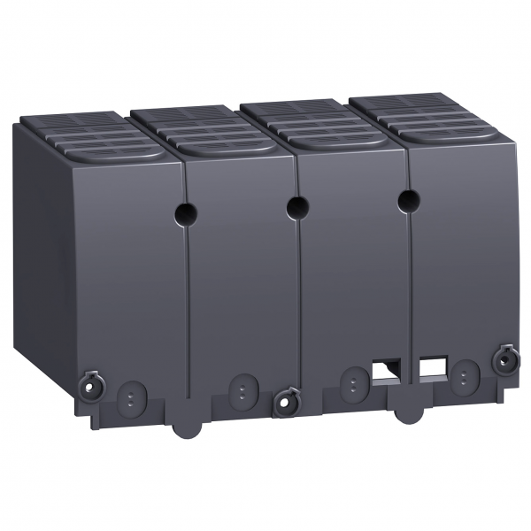 Vignette 3 produit Ref : LV432594 | Compact NSX400-630 - 1 cache-borne long pour disjoncteur ou socle - 45mm - 4P