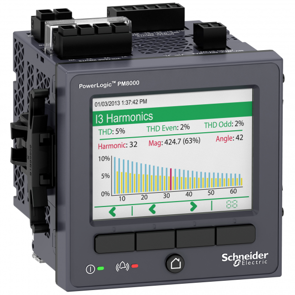 Vignette 3 produit Ref : METSEPMAK | PowerLogic - kit montage de l'afficheur sur rail DIN - centrale de mesure PM8000