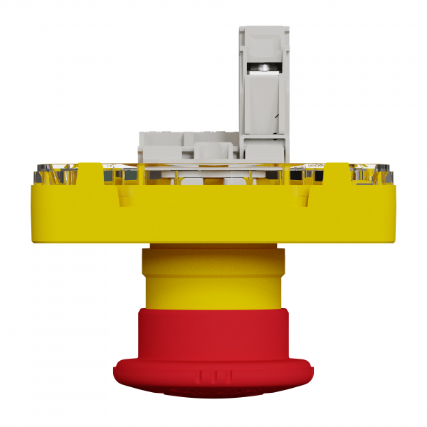 Vignette 3 produit Ref : MUR35053 | Mureva Styl - Arrt d'urgence 1/4 tour - composable IP55 - IK08 - jaune