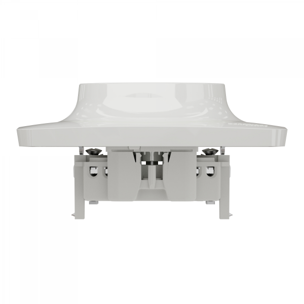 Vignette 3 produit Ref : NU206318 | Unica - prise 2P double pour bote 1P - FR - vis - Blanc - mca + plaque