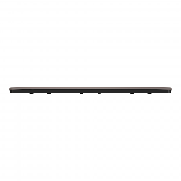 Vignette 3 produit Ref : NU280617 | Unica Studio Color - plaque de finition - Chocolat liser� Anthracite - 3 postes