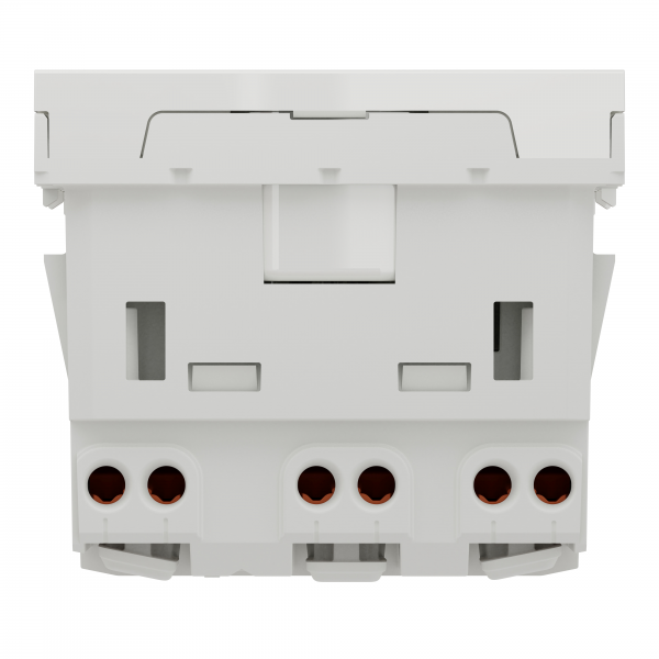Vignette 3 produit Ref : NU306918T | Unica - prise double 2P+T - FR - 45 - goul - connex rapide - Blanc - mca seul