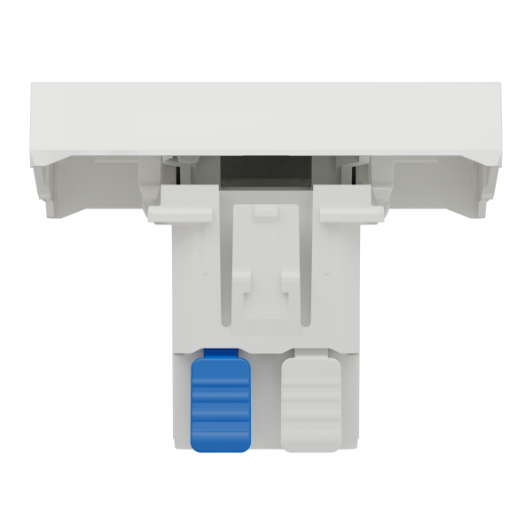 Vignette 3 produit Ref : NU320318S | Unica - va-et-vient lum tmoin - 10A - connex rapide - 2 mod - Blanc - mca seul