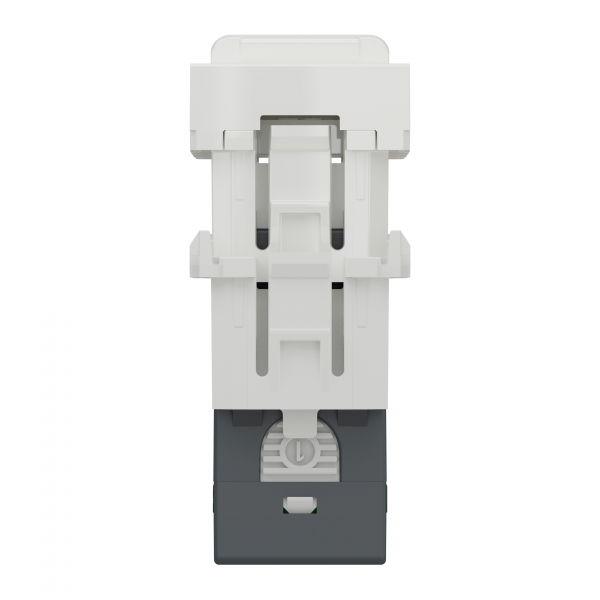 Vignette 3 produit Ref : NU344818 | Unica - prise RJ45 simple - cat 6A FTP - 1 mod - Blanc - mca seul