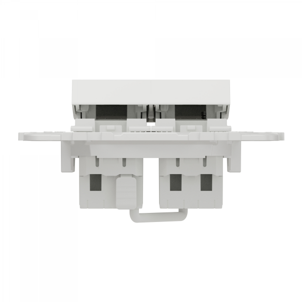 Vignette 3 produit Ref : NU521718 | Unica - commande pour indicateur de chambre htel - Blanc - mcanisme + support