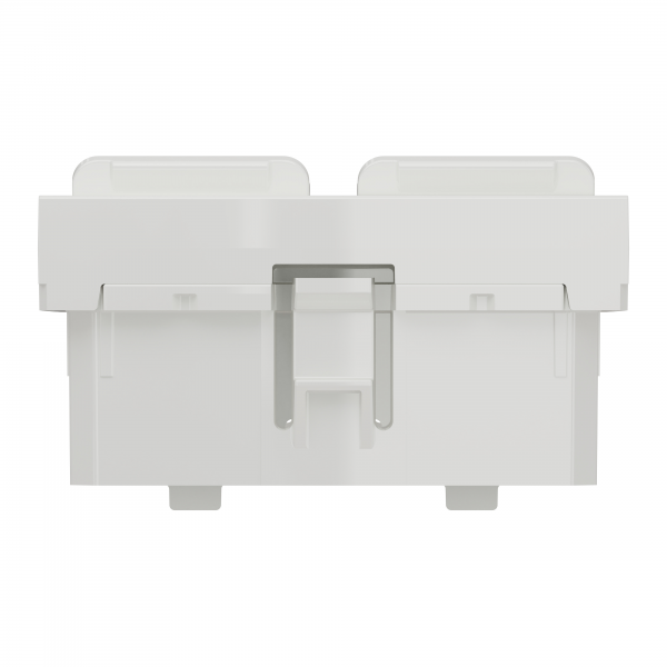 Vignette 3 produit Ref : NU942018 | Unica - prise pour 2 RJ45 S-One - 2 mod - Blanc - méca seul