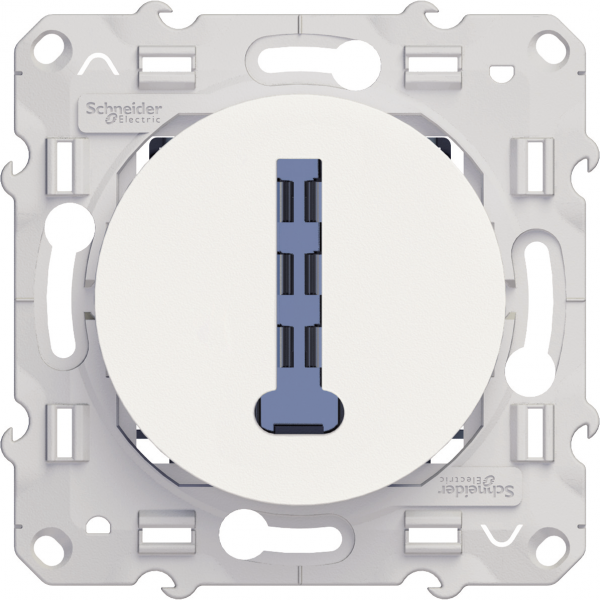Vignette 3 produit Ref : S520496 | Odace, conjoncteur en T Blanc, 8 contacts,  vis