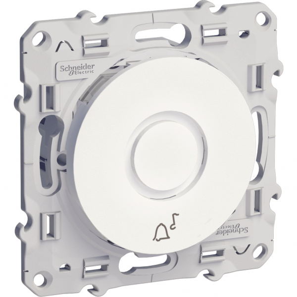 Vignette 3 produit Ref : S520580 | Odace, sonnette lectronique Blanc, 5 tonalits, 230 V,  vis
