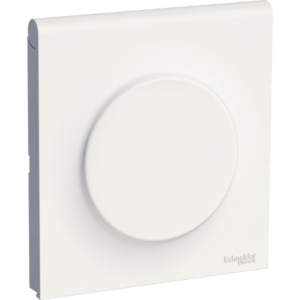 Vignette 3 produit Ref : S520752 | Odace Styl Pratic, plaque Blanc avec couvercle intgr pour prise 1 poste