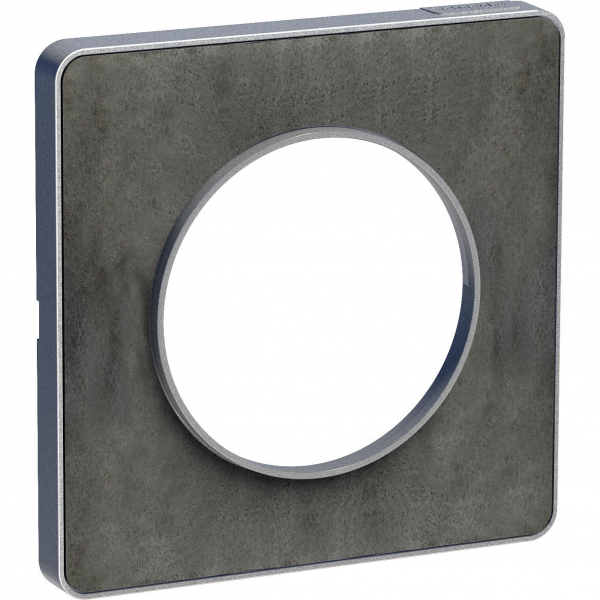 Vignette 3 produit Ref : S530802V | Odace Touch, plaque Ardoise avec liser Alu 1 poste