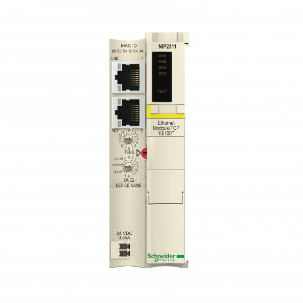Vignette 3 produit Ref : STBNIP2311 | Advantys STB - double port ethernet modbus TCP/IP - 10 � 100Mbit/s
