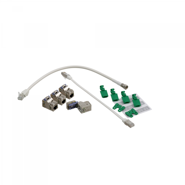 Vignette 3 produit Ref : VDIR390006 | LexCom Home - coffret Grade 2TV basic - 4xRJ45 cat6 extensible � 8 - 13M 1R