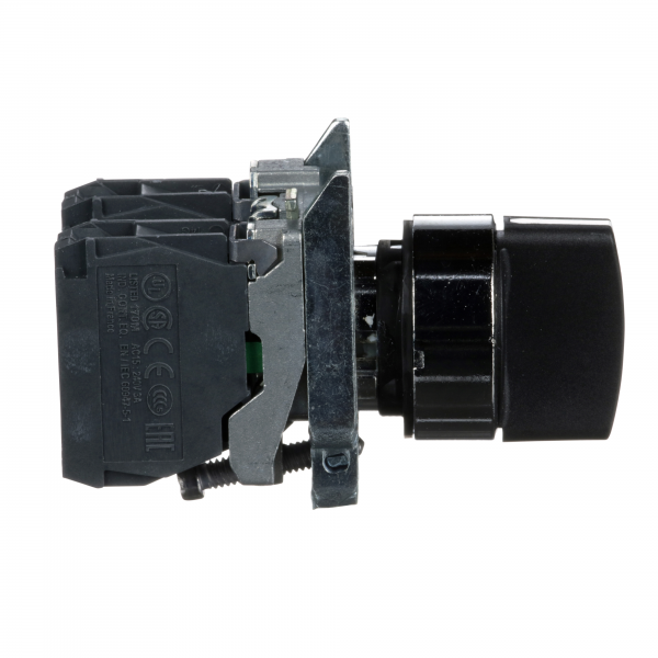 Vignette 3 produit Ref : XB4BD53 | Harmony XB4 - bouton tournant  manette - 22 - 3 pos rap C - noir - 2F - vis