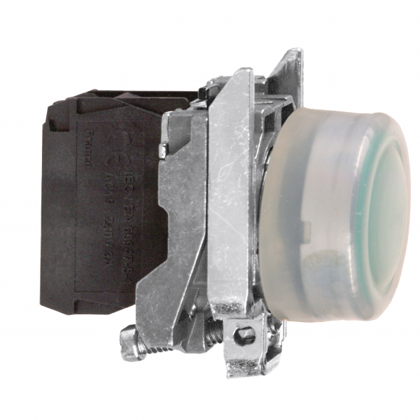 Vignette 3 produit Ref : XB4BP31 | Harmony XB4 - bouton poussoir  impulsion - 22 - capuchonn - vert - 1F - vis