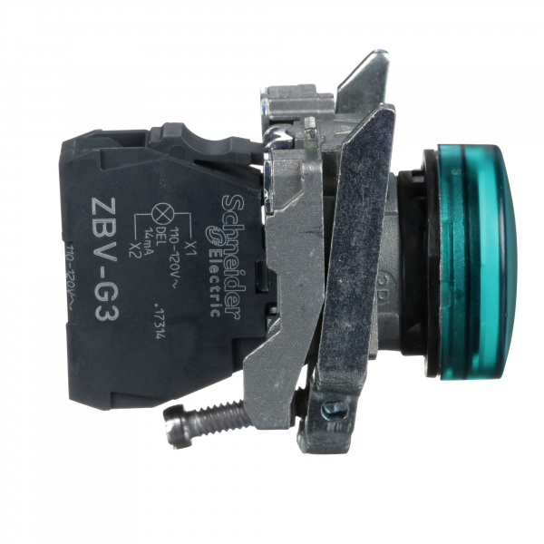 Vignette 3 produit Ref : XB4BVG3 | Harmony XB4 - voyant lumineux DEL - 22 - vert - 120V - vis trier