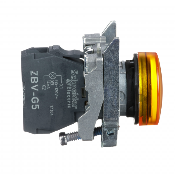Vignette 3 produit Ref : XB4BVG5 | Harmony XB4 - voyant lumineux DEL - 22 - orange - 120V - vis trier