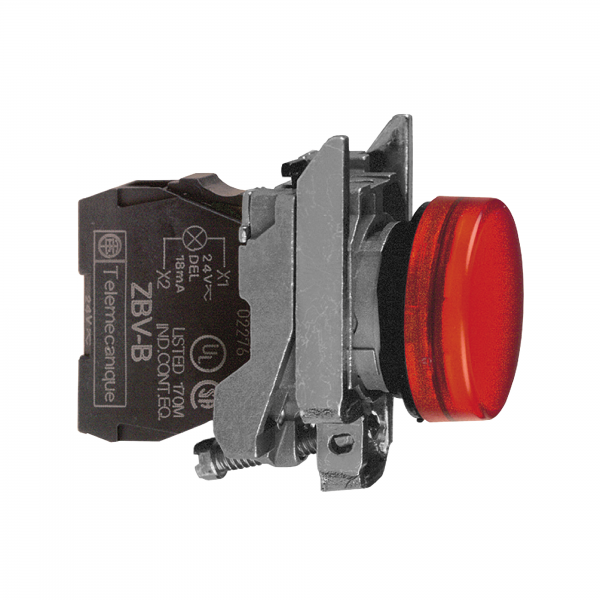Vignette 3 produit Ref : XB4BVM4 | Harmony XB4 - voyant lumineux DEL - 22 - rouge - 230V - vis trier