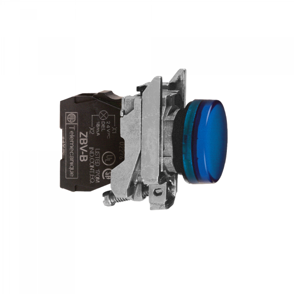 Vignette 3 produit Ref : XB4BVM6 | Harmony XB4 - voyant lumineux DEL - 22 - bleu - 230V - vis trier