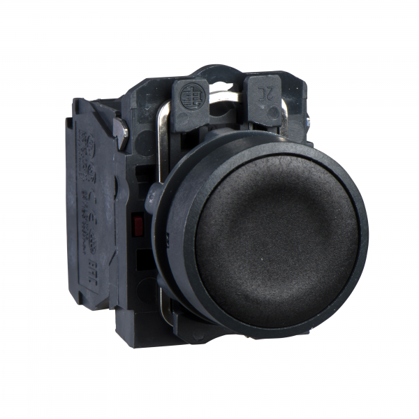 Vignette 3 produit Ref : XB5AA21 | Harmony XB5 - bouton poussoir  impulsion - 22 - noir - 1F - vis trier