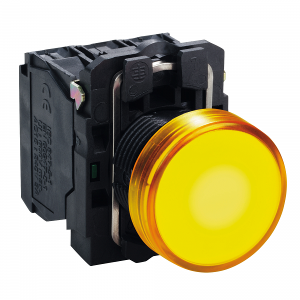 Vignette 3 produit Ref : XB5AVM5 | Harmony XB5 - voyant lumineux DEL - 22 - orange - 230V - vis trier